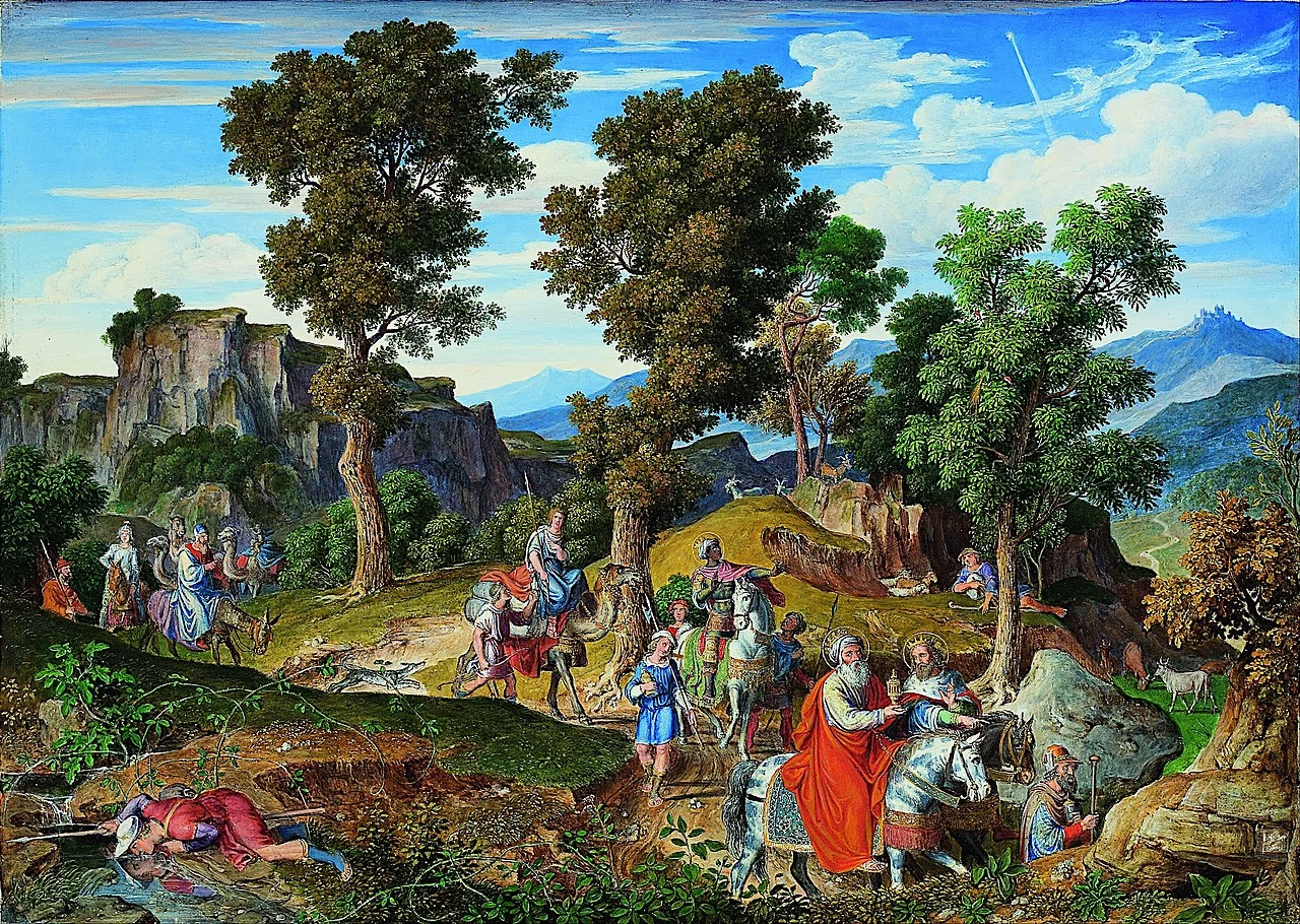 Paesaggio Serpentara con il corteo dei Magi - Museum Kunstpalast, Dusseldorf